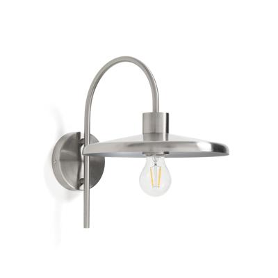 Kave Home Wandlamp 'Nuvira' Gesatineerd metaal, kleur Zilver