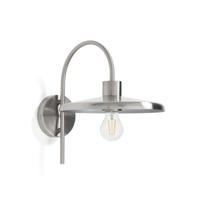 Kave Home Wandlamp 'Nuvira' Gesatineerd metaal, kleur Zilver