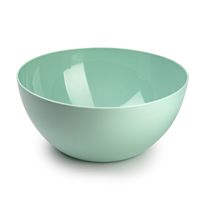 Serveerschaal/saladeschaal - D23 x H10 cm - kunststof - mintgroen
