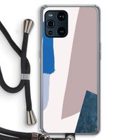 Lapis: Oppo Find X3 Transparant Hoesje met koord