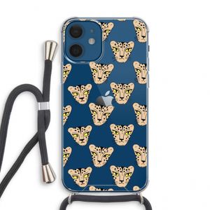 Tijger: iPhone 12 mini Transparant Hoesje met koord