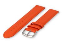 Horlogeband Universeel 23040 Leder Oranje 26mm