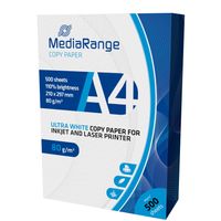 MediaRange MRINK110 papier voor inkjetprinter A4 (210x297 mm) Mat 500 vel Wit - thumbnail
