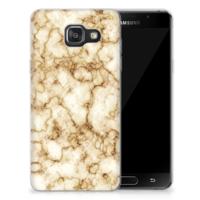 Samsung Galaxy A3 2016 | TPU | Siliconen hoesje | Marmer Goud