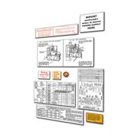 Seeburg VL200 Papieren Decal Set Inserts