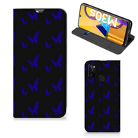 Samsung Galaxy M30s | M21 Hoesje met Magneet Vlinder Patroon - thumbnail