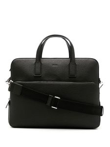 BOSS porte-documents Crosstown en cuir - Bleu