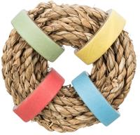 TRIXIE ZEEGRAS RING MET PAPIEREN RINGEN NATUREL TRIXIE ZEEGRAS RING MET PAPIEREN RINGEN NATUREL