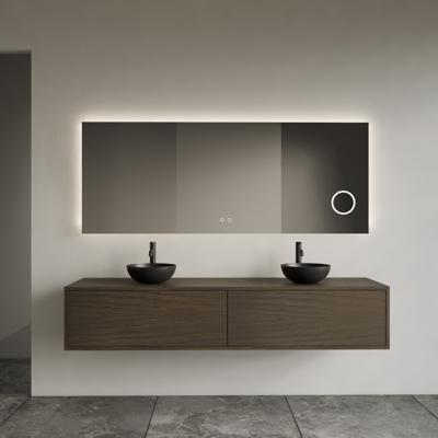 Onderkast Gliss Design Joa Charcoal 180 CM 2 Laden Incl.Topplaat