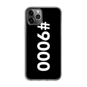 #9000: iPhone 11 Pro Max Transparant Hoesje