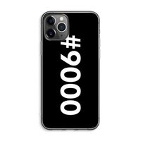 #9000: iPhone 11 Pro Max Transparant Hoesje