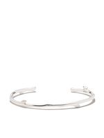 Shaun Leane bracelet torque Cherry Blossom en argent orné de diamants - STERLING SILVER