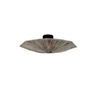 Plafondlamp Panama - Donkergrijs - 65x65x7cm