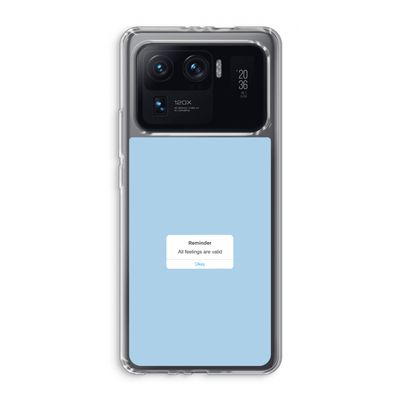 Reminder: Xiaomi Mi 11 Ultra Transparant Hoesje