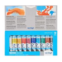 Van Gogh • aquarelverf set met 10 kleuren in tubes van 10 ml