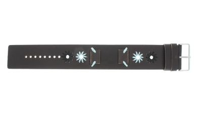 Horlogeband Fossil JR9149 Onderliggend Leder Bruin 16mm
