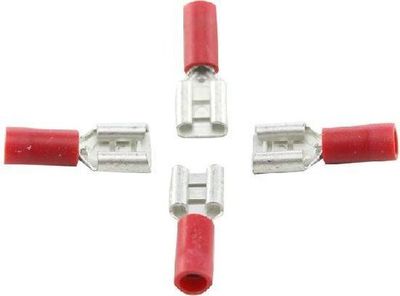 Bofix Kabelschoen plat, vrouwtje 6.3mm. per 25
