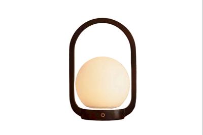 Tafellamp oplaadbaar Skye Donkerbruin Hout Tafellamp oplaadbaar Skye Donkerbruin Hout