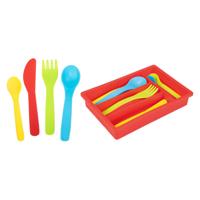 Toi-Toys Home food bestekset met bak, 16dlg.
