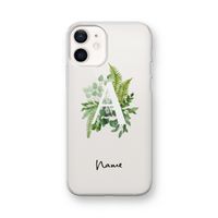 Green Brush: iPhone 12 mini Transparant Hoesje