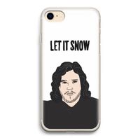 Let It Snow: iPhone 7 Transparant Hoesje