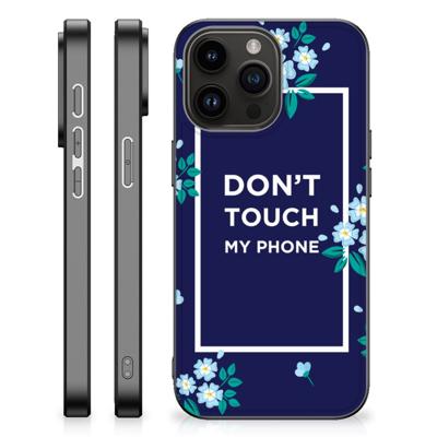 iPhone 15 Pro Max | Telefoon Hoesje | Flowers Blue DTMP