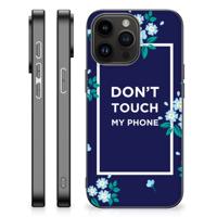 iPhone 15 Pro Max | Telefoon Hoesje | Flowers Blue DTMP