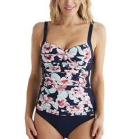 Damella Geena Pink Lillies Protes Tankini Top - thumbnail