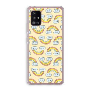 Regenboog: Samsung Galaxy A51 5G Transparant Hoesje