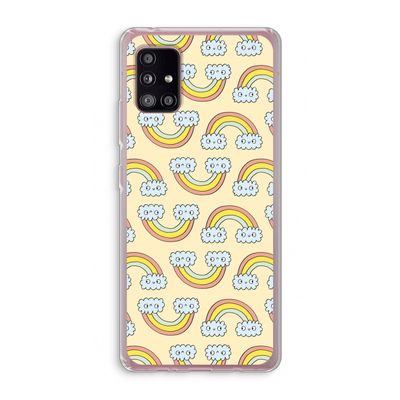 Regenboog: Samsung Galaxy A51 5G Transparant Hoesje