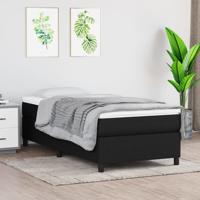 Bedframe zonder matras 80x200 cm stof zwart