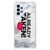 Samsung Galaxy A23 Telefoonhoesje met tekst Already Taken White