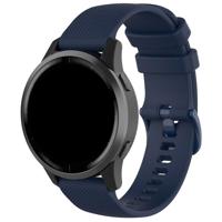 Samsung Galaxy Watch 4 Classic Gesp Siliconen Band - Blauw Samsung Galaxy Watch 4 Classic Gesp Siliconen Band - Blauw