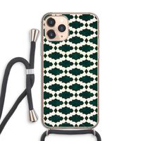 Moroccan tiles: iPhone 11 Pro Transparant Hoesje met koord