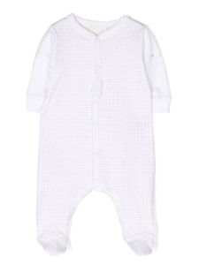 Givenchy Kids pyjama à logo imprimé - Blanc