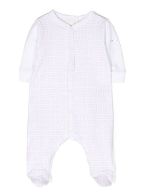 Givenchy Kids pyjama à logo imprimé - Blanc