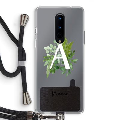 Green Brush: OnePlus 8 Transparant Hoesje met koord