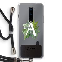 Green Brush: OnePlus 8 Transparant Hoesje met koord