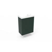 Fonteinkast Highland Green Arcqua Ridge 40x55x28 cm Incl. Fontein Glans Wit Zonder Overloop Arcqua