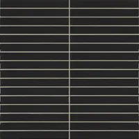Pencil Kromo Black mozaiektegel 35x35 zwart