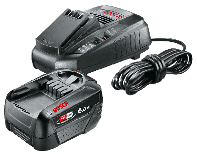 Bosch Groen Bosch accessoires 1600a00zr8 | starterset | 18v | 1 x 6.0 ah accu + al1830 cv lader 1600a00zr8