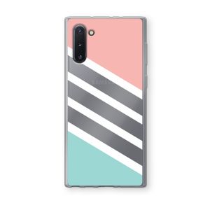 Strepen pastel: Samsung Galaxy Note 10 Transparant Hoesje