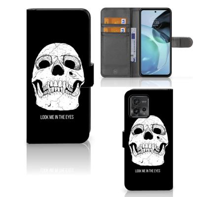 Telefoonhoesje met Naam Motorola Moto G72 Skull Eyes Telefoonhoesje met Naam Motorola Moto G72 Skull Eyes