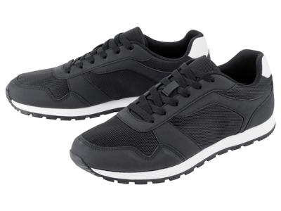 LIVERGY Heren sneakers (Zwart, 43)