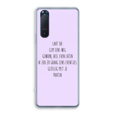 GSM: Sony Xperia 5 II Transparant Hoesje