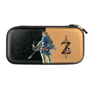 PDP Slim Deluxe: Hyrule Hero Link Hardshell-doos Nintendo Zwart, Goud