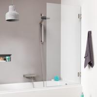 Sealskin I AM badwand 1 delig 750 breed 1600 hoog Chroom zilver hoogglans helder~ glas met antikalk CSK010755335100