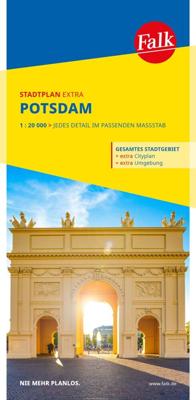 Stadsplattegrond Stadtplan Extra Potsdam 1:20.000 | Falk Ostfildern