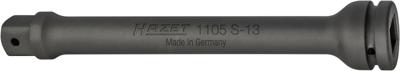 HAZET Krachtverlengstuk 1105S-13 · 1 inch (25 mm) vierkant hol · 1 inch (25 mm) vierkant massief · Lengte: 330 mm
