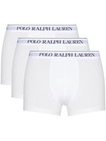 Polo Ralph Lauren lot de trois boxers à taille à logo - Blanc - thumbnail